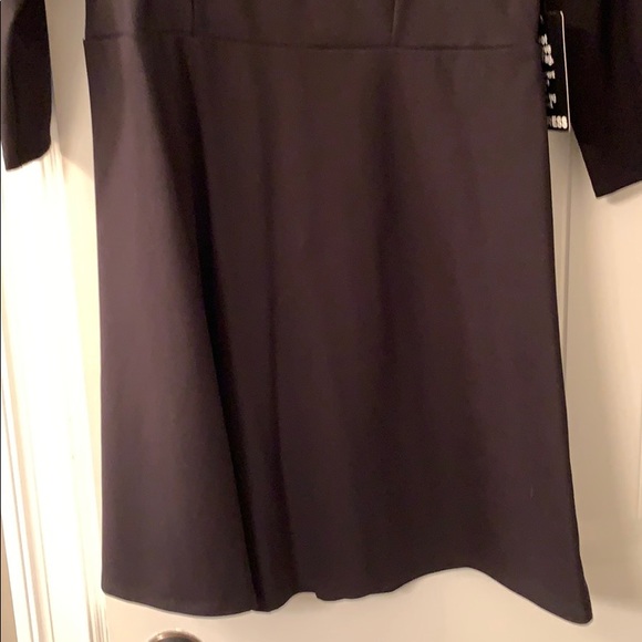 New Express V Neck black work dress size M - Picture 3 of 3